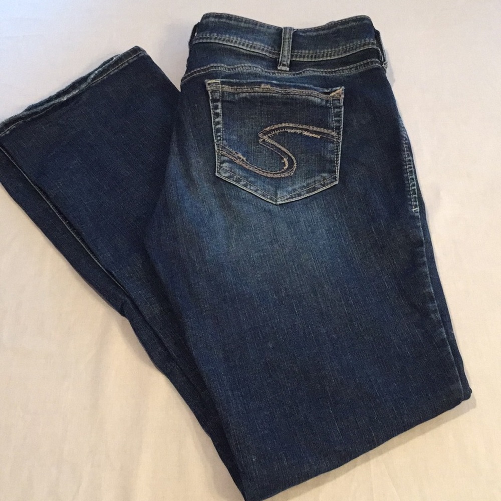 Silver Elyse Slim Bootcut Jeans